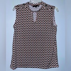 ☕️Adrienne Vittadini Stylish Black and Pink Women's Top